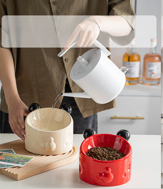 Comedero Elevado para Gatos y Perros con Protección Cervical y Doble Recipiente Antiderrames - Image 15