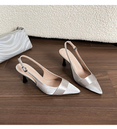 Sandalias de Tacón Stiletto Punta Cerrada para Mujer - Image 15