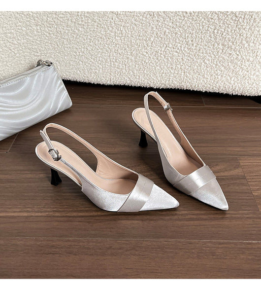Sandalias de Tacón Stiletto Punta Cerrada para Mujer - Image 15