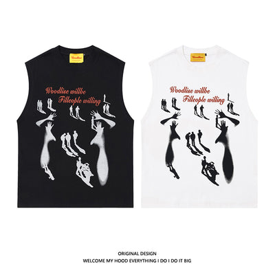 Camiseta Sin Mangas Estampada para Hombre - Image 3