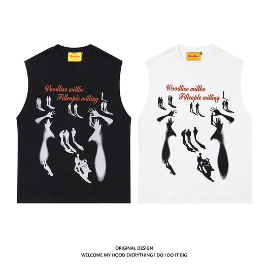 Camiseta Sin Mangas Estampada para Hombre - Image 3