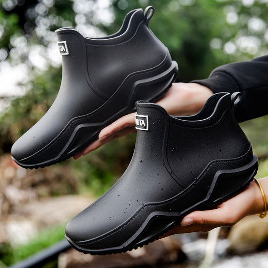 Botas de Lluvia Impermeables Ligeras para Hombre - Calzado Outdoor Resistente
