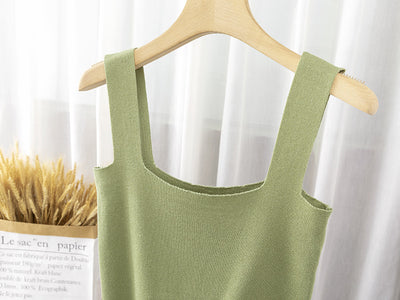 Camiseta Interior Cuadrada de Punto Suave - Image 13