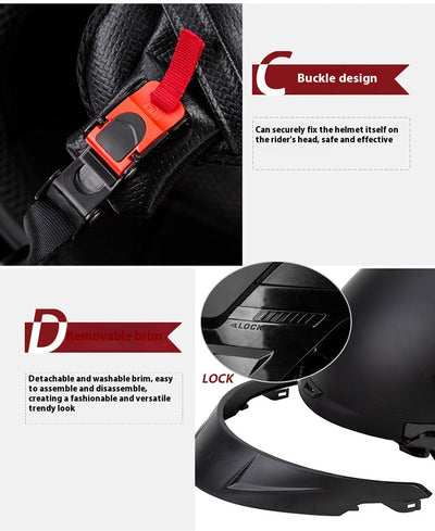 Sistema de Sujeción de Casco Motorcycle American Cruise con Arnés de Seguridad - Image 14