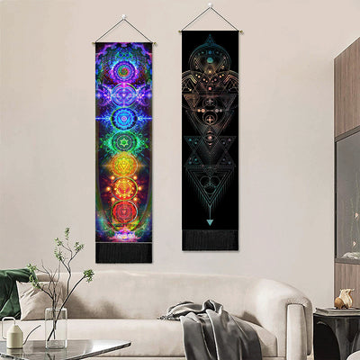Tapiz Bohemio Chakras con Borlas - Decoración Mística para tu Hogar - Image 6