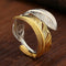 Women's Vintage Fashion Plateado Feather Shape Ring Plateado Dorado New Ring Only