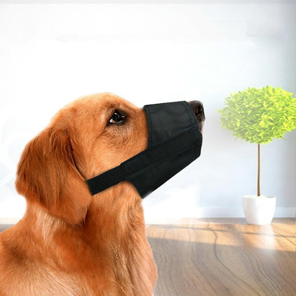 Bozal Ajustable Suave para Perros - Protección Transpirable Contra Morder y Ladrar