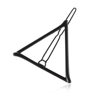 Clip de Cabello Geométrico Triangular de Metal con Motivo Luna - Image 12