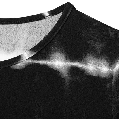 Playera Mujer Cuello Redondo con Estampado de Rayas - Image 9