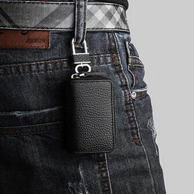 Estuche para Llaves de Cuero Litchi Premium - Image 7