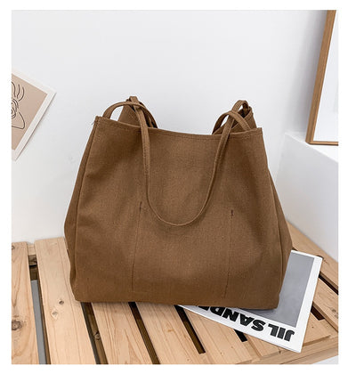 Bolsa de Compras Artística de Lona Grande con Capacidad Amplia - Image 11