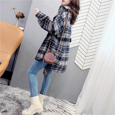Camisa de Cuadros Gruesa con Forro Térmico para Otoño e Invierno - Image 8