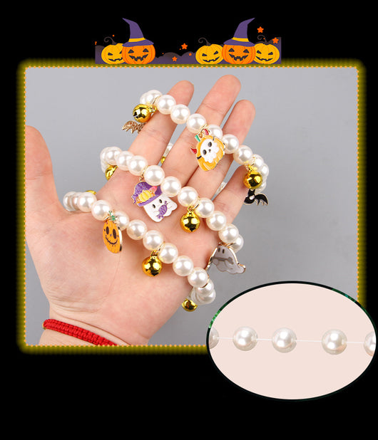 Collares de Perlas para Mascotas con Campana - Adorno Halloween para Gatos y Perros - Image 10