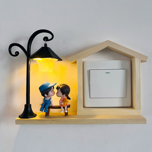 Marco Decorativo Hidropónico con Enchufe de Madera y Pegatinas - Image 7