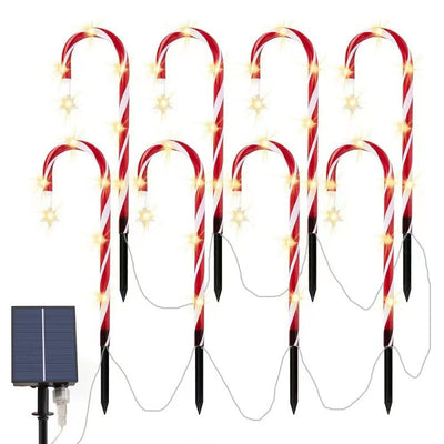 Luces Solares Decorativas LED para Jardín - Diseño Copo de Nieve - Image 4