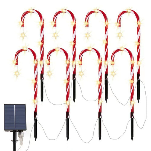 Luces Solares Decorativas LED para Jardín - Diseño Copo de Nieve - Image 4