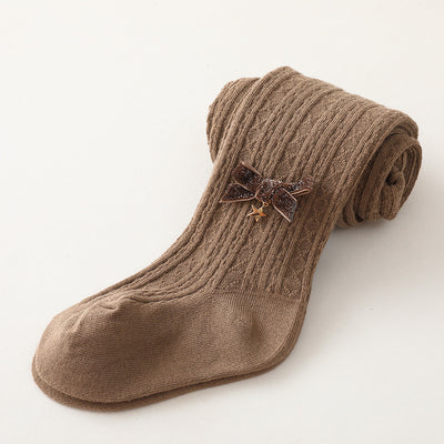Leggings Infantiles de Algodón Peinado con Detalle Twist - Image 6