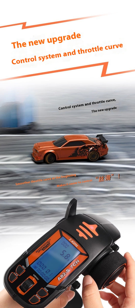 Auto RC Drift Miniatura C65 Tracción Trasera Control Remoto - Image 8