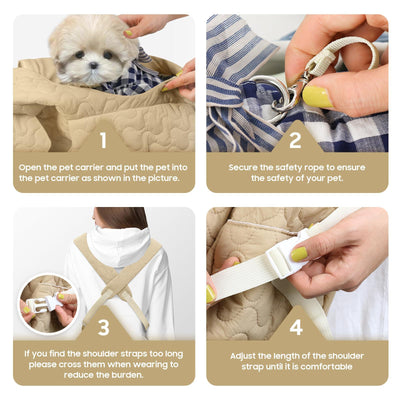 Mochila Pectoral para Mascotas de Gran Capacidad Transpirable - Image 10