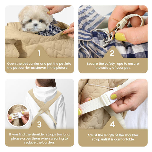 Mochila Pectoral para Mascotas de Gran Capacidad Transpirable - Image 10
