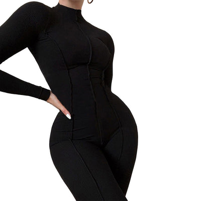 Jumpsuit Sin Mangas Cintura Alta Levantacaderas Ajustado - Image 9