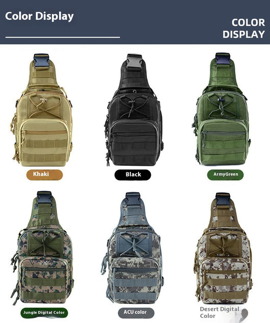 Bolsa Mensajera Táctica Impermeable en Tela Oxford con Camuflaje - Image 36