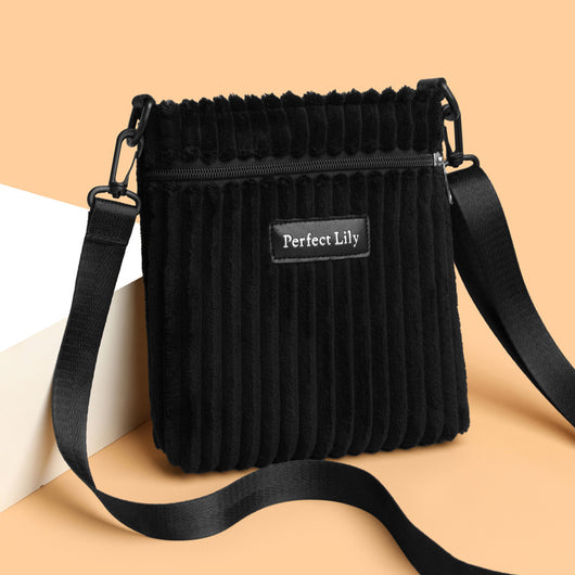 Bolsa Mensajero de Pana para Mujer - Estilo Casual y Funcional - Image 3