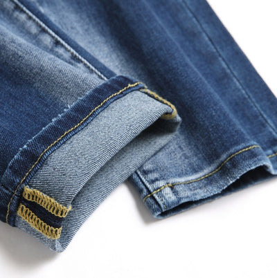Pantalones Vaqueros Slim Fit Rotos para Hombre - Diseño Moderno Desgastado - Image 6