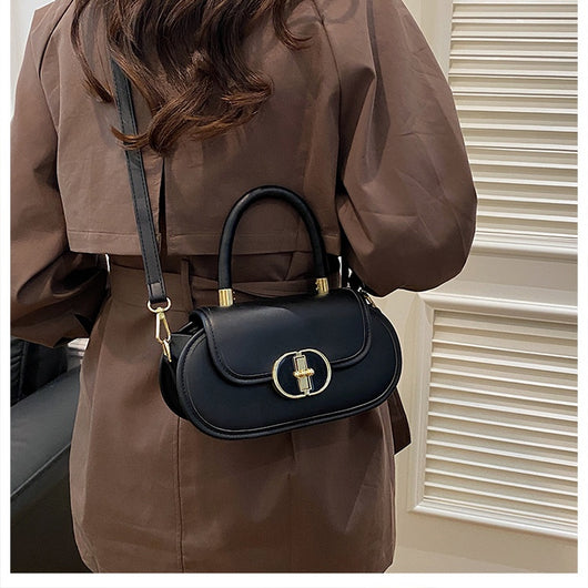 Bolso Tote Retro Premium Mate con Correa Cruzada Miniatura Redonda Otoño - Image 20