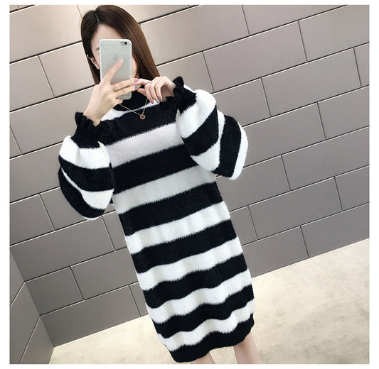Blusa Suelta Midi para Mujer - Otoño e Invierno