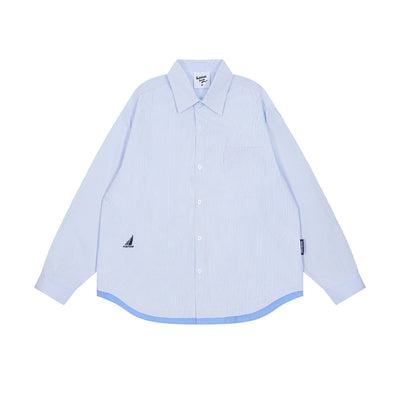 Camisa Manga Larga Combinada para Hombre - Image 11