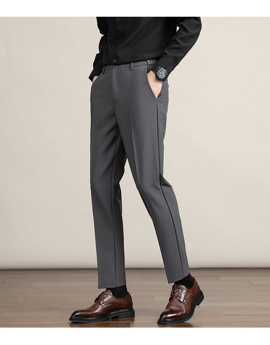 Pantalón de Vestir Hombre Coreano Corte Drop-crotch Tendencia - Image 27