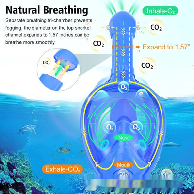 Máscara de Buceo Infantil Hermética con Tecnología Antivaho - Image 3