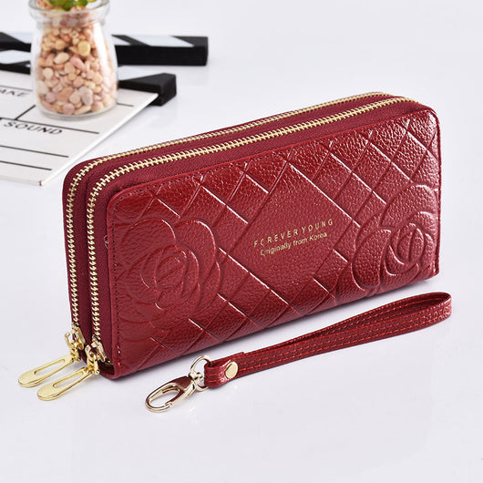 Cartera de Muñeca con Doble Cierre y Gran Capacidad - Image 2