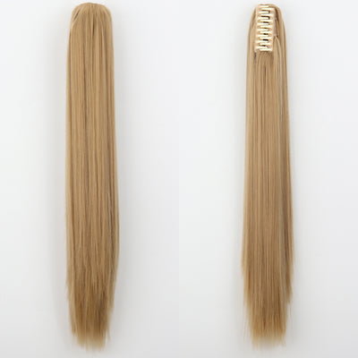 Peluca de Fibra Sintética con Clip Tipo Garra - Cabello Liso y Voluminoso - Image 15