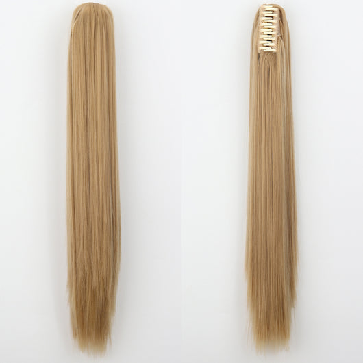 Peluca de Fibra Sintética con Clip Tipo Garra - Cabello Liso y Voluminoso - Image 15