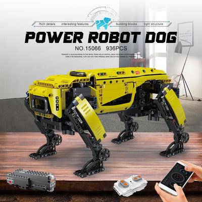 Perro Robot Mecánico Eléctrico con Control Remoto y Armado Educativo - Image 9