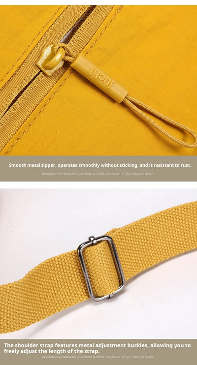 Bolso Bandolera Multicompartimento Nylon Ligero para Mujer - Viajes y Uso Diario - Image 29
