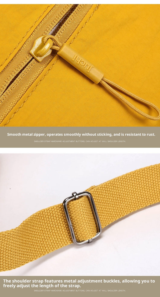 Bolso Bandolera Multicompartimento Nylon Ligero para Mujer - Viajes y Uso Diario - Image 29