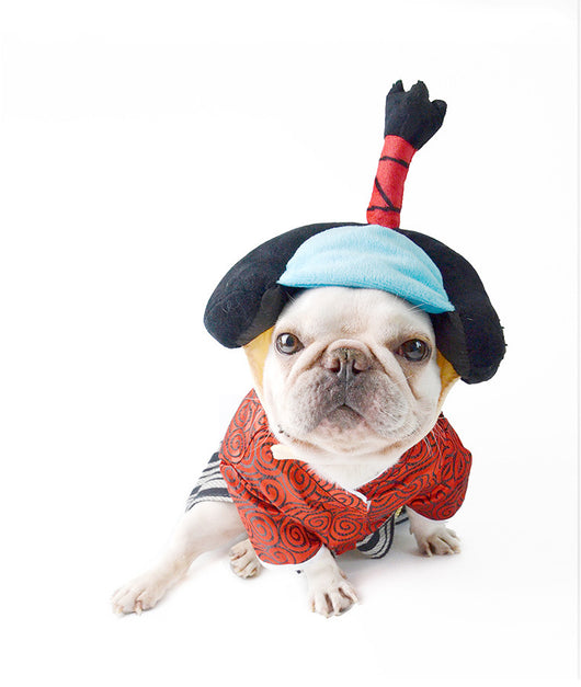 Disfraz de Guerrero Samurái para Perros - Estilo Kimono Japonés - Image 13