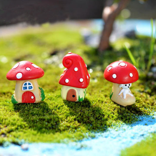 Miniatura de Paisaje con Setas - Ornamento Bonsái en Maceta - Image 14