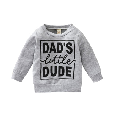 Sudadera Gris para Niños con Estampado de Letras - Image 19