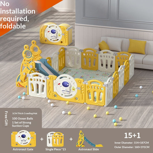 Tapete de Gateo y Corral de Juego para Niños - Image 16