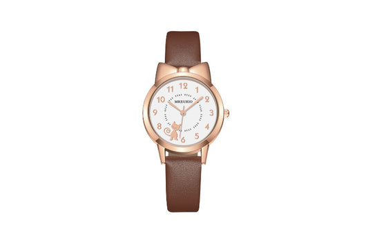 Reloj de Pulsera con Diseño de Gatita Adorable y Moño - Image 16