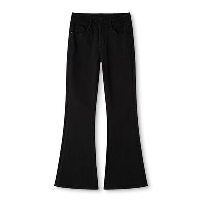 Pantalones Vaqueros Acampanados Talle Alto Elásticos Efecto Adelgazante - Image 5
