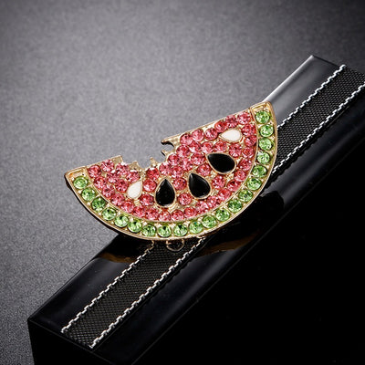 Broche Sandía Acuarela en Aleación con Diamantes - Image 9