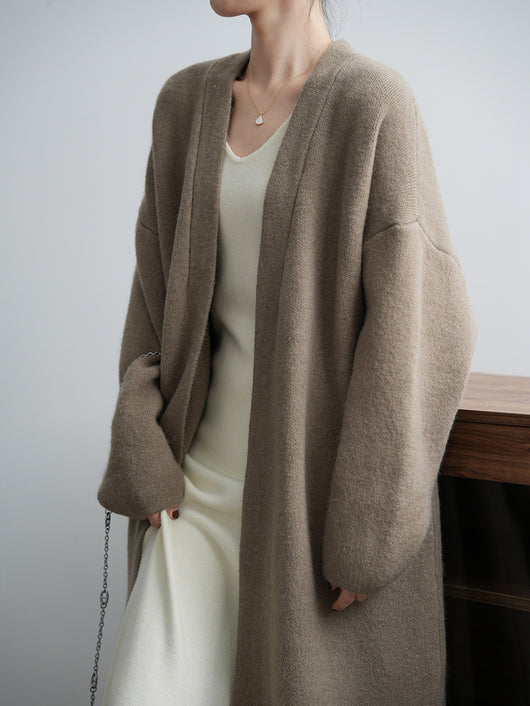 Cardigan Mujer Manga Larga Color Sólido Casual - Image 14