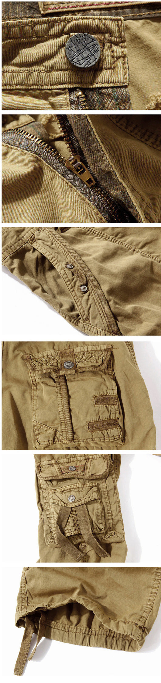Pantalones Casuales Multibosillo para Hombre - Image 16