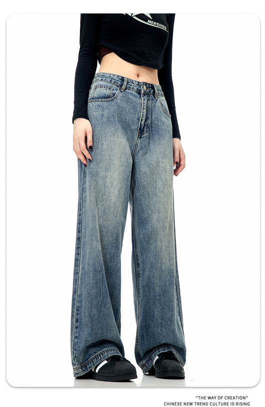 Jeans Americanos Holgados Azul Lavado - Image 12