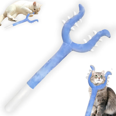 Juguete Varita Interactiva para Gatos - Juego de Caza con Plumas Suaves